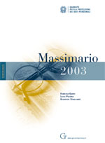 Massimario 2003