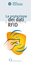 Icona Depliant - La protezione dei dati e le etichette RFID