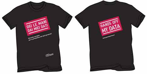 Giornata europea della protezione dei dati personali 2007 - Maglietta