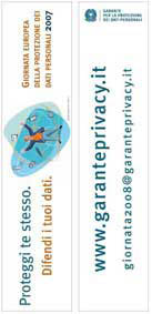 Giornata europea della protezione dei dati personali 2007 - Segnalibro